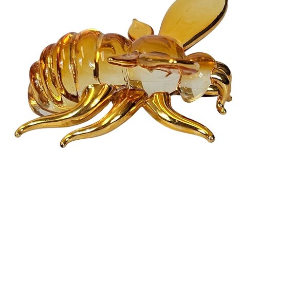 The Taste of Honey About Face Designs Messenger VTG Glass HoneyBee Figure w/ Box - Picture 14 of 16